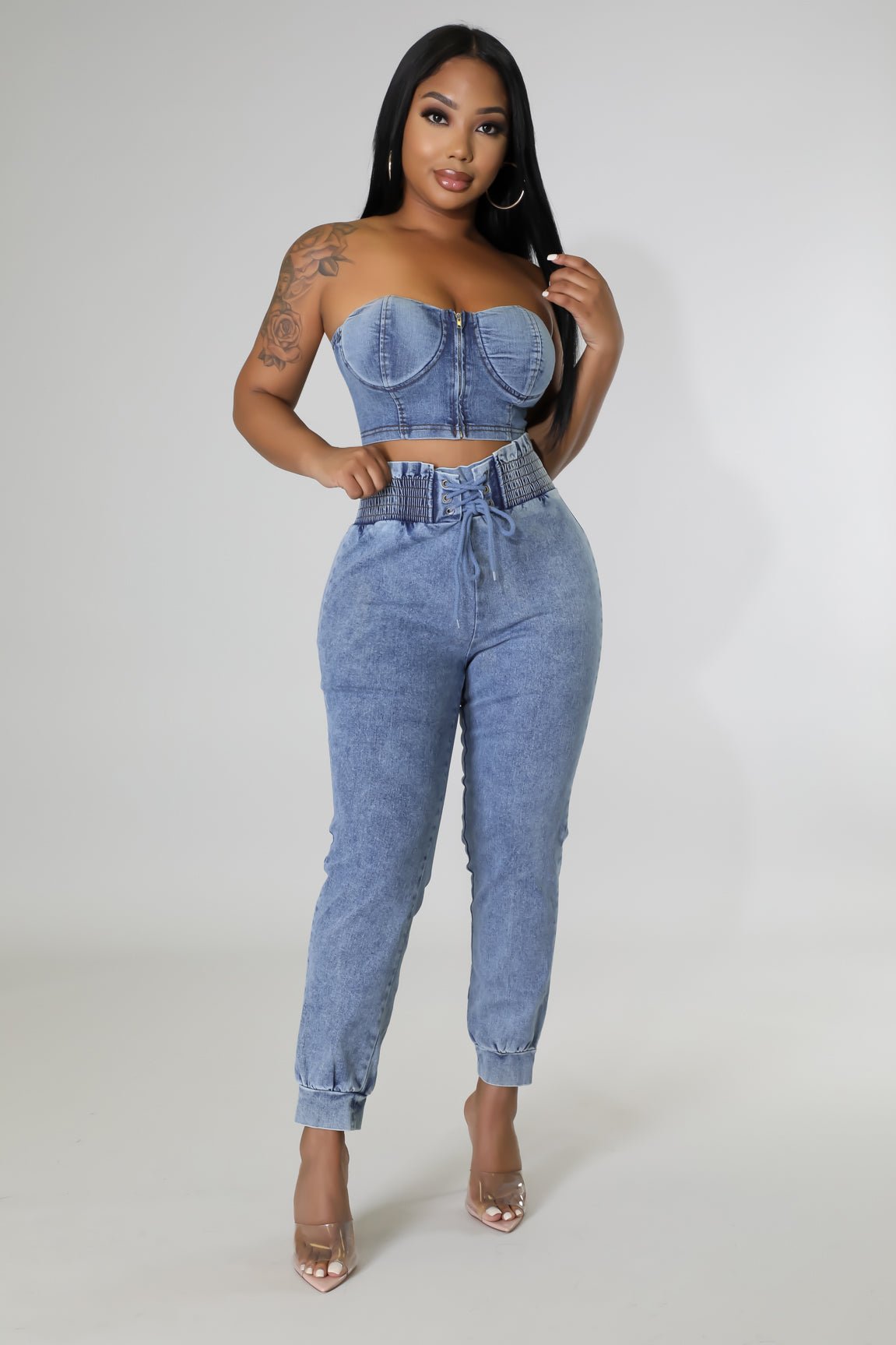 Just Wanna Be Your Girl Pants Set (7352359288993)